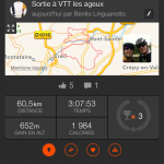 Le Parcours sur Strava